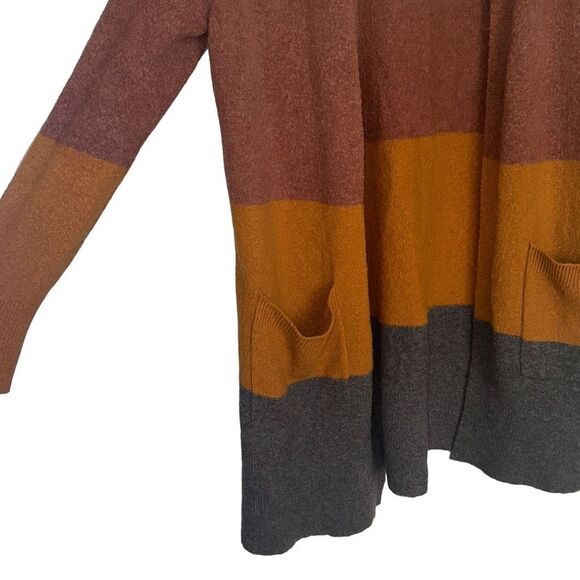 Madewell Oversized Kent Striped Cardigan Sweater in Coziest Yarn | XXS - Picture 7 of 12